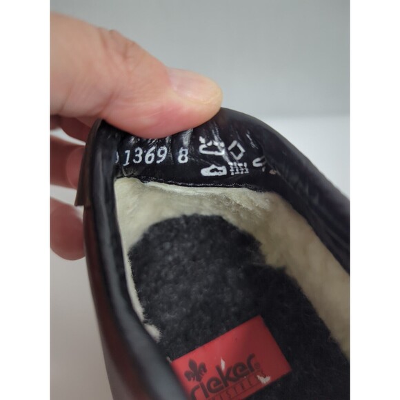 Rieker Berthe Sz 8 Patchwork Leather Booties Brown Tan Flat Leather Comfort Boho - Picture 6 of 11